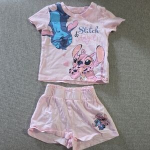 Disney Stitch & Angel Pink Set